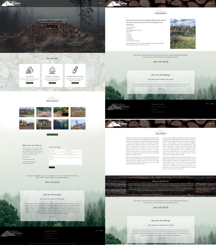 Kingdom Timber WordPress Web Design and Development