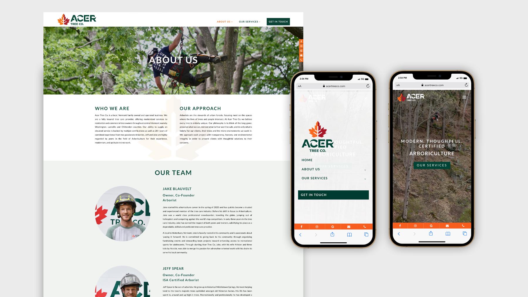 Acer Tree Co. Web Development