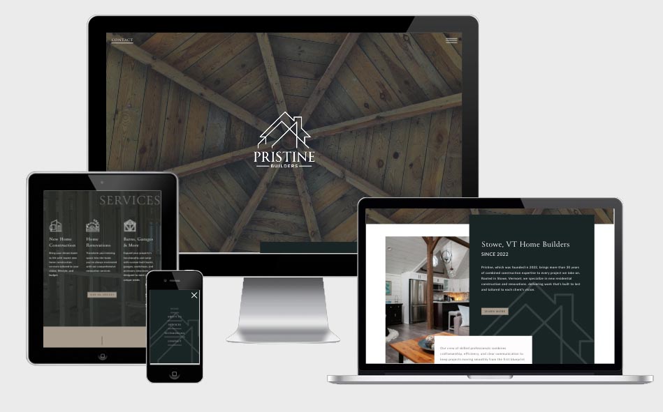 Pristine Builders Web Design + Development Pristine Builders Web Design + Development